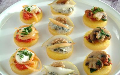 Crostini Di Polenta Alle Tre Fantasie