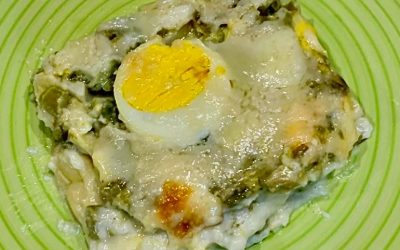 Lasagne di Polenta con Asparagi e Uova