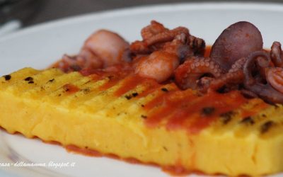 Polenta Con Polipetti In Umido